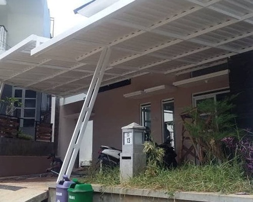 Bengkel Konstruksi Baja Pembuat Atap Canopy di Bali